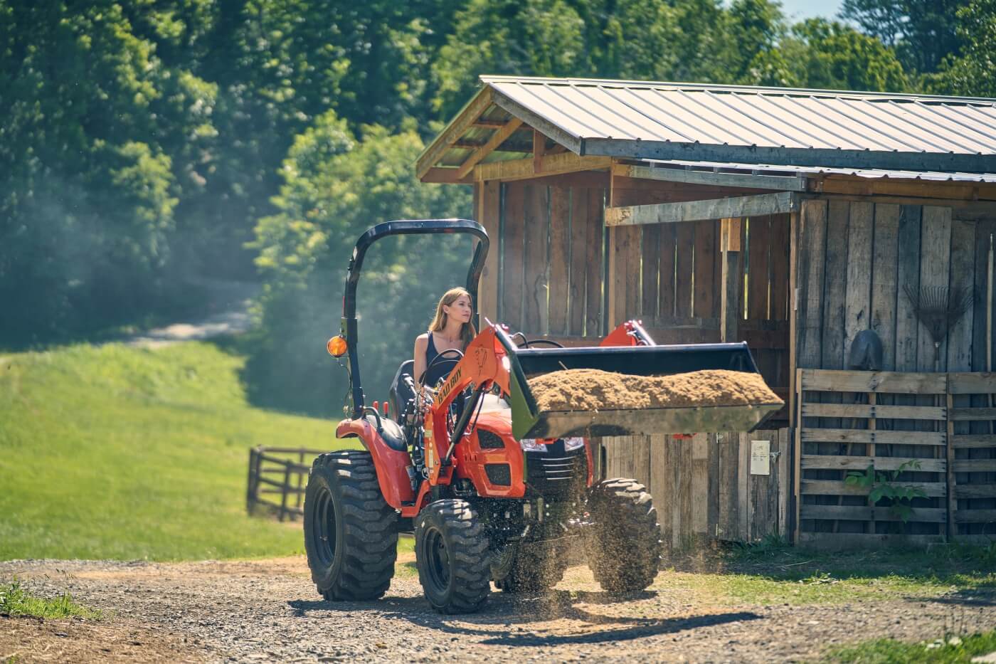 Bad Boy Tractor with Bucket